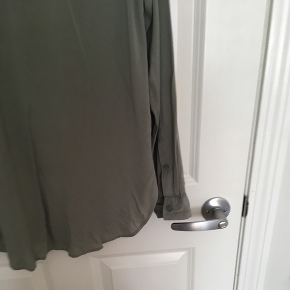 Green Button Down - Picture 4 of 5